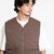 Telovnik FTSHP Silver Lining Quilted Vest UNISEX Brown L