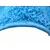 eoshop Kos preproge Barva košata modra (Varianta: 67 cm okrogla)