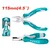 Total One-Stop Tools Mini kombinirane klešče 115mm (THTMN156)