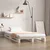 Vidaxl Posteljni okvir bel 75x190 cm trdna borovina 2FT6