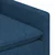 Vidaxl Kavč Modra 126 x 81 x 87,5 cm Blago