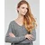 JDY JDYELANORA L/S V-NECK PULLO. KNT Siva
