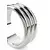 Mr. Steel Elegant Deep C-Ring 55mm Silver