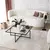 Hanah Home Klub sto Social 40x50x40cm Crni