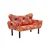 Atelier del Sofa Dvosed na razvlačenje Chatto 180x60?cm Šareni