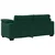 vidaXL Dvosed temno zelen 180x77x82 cm žamet