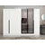 Hanah Home ormar sa reflektujućim staklom Nisa 20604, 270 cm, beli