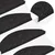Vidaxl Samolepilne preproge za stopnice 30 kos antracit 65x22,5x3,5 cm