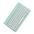 INF Brezžična Bluetooth tipkovnica - 10-palčna, polnilna Green, (5000071901)