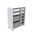 HANAH HOME Višenamenska polica Zen 2D2K6U White Grey