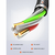 USB data kabal LDNIO LS851 Lightning 1m crni
