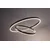 Rabalux Visilica sa daljinskim Isaure, 2 prstena, LED 80W, 3000-6500K, 60cm, Crna