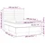 Vidaxl Box spring postelja z vzmetnico LED temno rjava 140x190cm blago