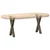 Noge za klub stolić X-oblik 2 kom Prirodni čelik 28 x (42-43) cm Čelik