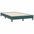 Box Spring krevet bez madracem tamno zeleni 120x220 cm baršun