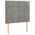 Box spring krevet s madracem svjetlosivi 120x200 cm baršunasti