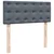 Vidaxl Box spring postelja z vzmetnico temno siva 120x200 cm žamet