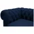 Landscape CHESTERFIELD ZOFA, temno modra tekstil