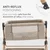 Kikka Boo Kolevka + hranilica set 2in1 Sleat Me Beige