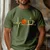 Camiseta Muška majica sa štampanim printom Cam 4010, Braon