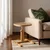 Hanah Home pomoćni sto Opus Kare 42, 42 cm, hrast / sivi / mermer