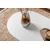 Nordure Klub sto Sable, 119x60x40cm, Beli