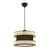 Opviq Luster Halo Hazeran, 40x40cm, Antracit-crni