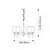 Endon 99458 - Luster na lancu 5xE14/6W/230V zlatna/bela