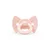 Elodie misty pink binky bow silikonska cucla za novorođenče
