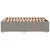 Vidaxl Posteljni okvir brez vzmetnice taupe 140x190 cm blago