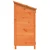 Vidaxl Vrtno skladišče Rjava 59,5 x 56 x 113,5 cm Trdna smreka