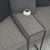 Hanah home Klub sto Callen 46x62x26cm Antracit