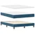 LED Box Spring Krevet Tamno plava 140 x 190 cm Baršun