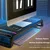 Ice Coorel Postolje za monitor, 4 USB porta, Crno