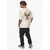 Dropsize Majica Dove 2.0 ecru/rjava/rumena/črna