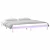 vidaXL LED posteljni okvir 120x200 cm trden les