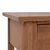 Vidaxl Konzolna mizica trden les jelke 126x40x77,5 cm rjava
