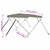 Tenda bimini s 4 luka siva 243x244x137 cm