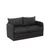 Atelier del Sofa Dvosed na razvlačenje Saga, 128 x 70 x 66 cm, Tamnosivi