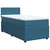 Vidaxl Box spring postelja z vzmetnico modra 90x190 cm žamet