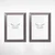 Lessentiel Maison Set ramova za slike 2IGFC1026_1318, 13x18cm, 2 komada, Srebrne boje