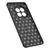 Eleganten gel ovitek Elite Guard z usnjeno teksturo in zaščito robov za Oneplus 13 - obsidian black