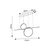 RABALUX Visilica willow crna
