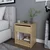 Hanah Home Noćni ormarić Sheridan 44,6x52,8x35,9cm Hrast