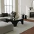 Hanah Home Klub sto Seine 80x80x35cm Crni