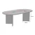 Hanah Home Klub sto Sable, 119x40x60 cm, Crni
