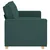 Vidaxl Dvosed temno zelen 180x78x84 cm blago