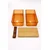 Hermia Set posuda za odlaganje, 3 komada, Narandžasti