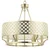 Open Design OR84382 - Luster na lancu VERNO 6xE14/12W/230V mesing