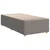 Vidaxl Box spring postelja z vzmetnico taupe 100x200 cm blago